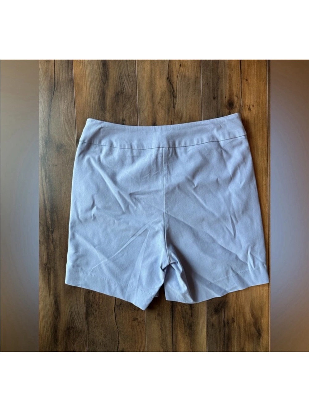 Anthony’s Resort Wear Powder Blue Pull On Stretch Shorts Size 8 - Picture 2 of 4